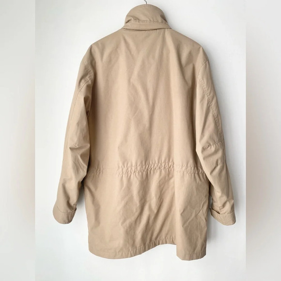 Vintage Land’s End Jacket Men’s Medium Chore Coat Blanket Lined Wool Barn Jacket - Picture 3 of 10